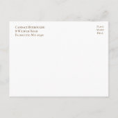 Rustieke Zonnebloem Land Bloemen Verlovingsfeest Uitnodiging Briefkaart (Achterkant)