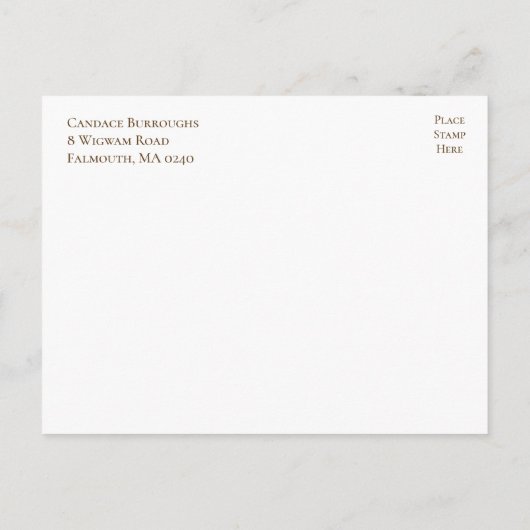 Rustieke Zonnebloem Land Bloemen Verlovingsfeest Uitnodiging Briefkaart (Achterkant)