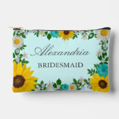 Rustieke Zonnebloem Madeliefje Bloem Bruiloft Etui (Voorkant)