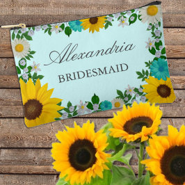 Rustieke Zonnebloem Madeliefje Bloem Bruiloft Etui