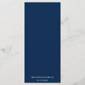 Rustieke Zonnebloem Menu (Achterkant)