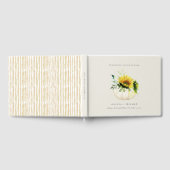 Rustieke Zonnebloem Pompoen Bloem Waterkleuren Bru Gastenboek (Volledig)