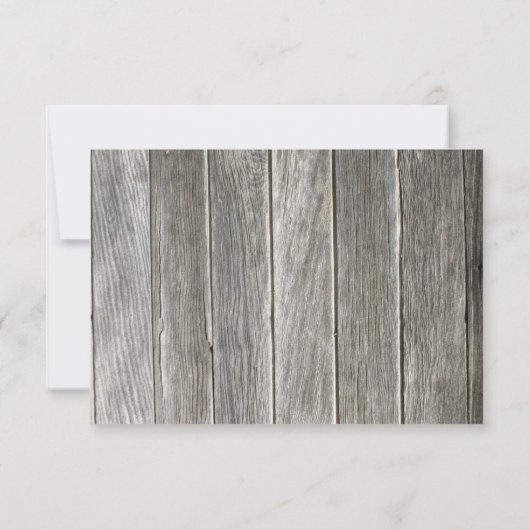 Rustieke Zonnebloem Schuur Hout Blauw Lint RSVP (Achterkant)