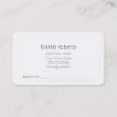 Rustieke Zonnebloem Wedding Planner Afspraakkaart Afsprakenkaartje (Achterkant)