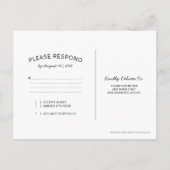 Rustieke Zonnebloem Wijnmakerij Bruiloft Uitnodigi Uitnodiging Briefkaart (Achterkant)