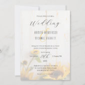 Rustieke Zonnebloem Witte Schuur Houten Foto Bruil Kaart (Voorkant)