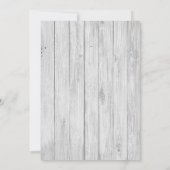 Rustieke zonnebloemen Baby shower Kaart (Achterkant)