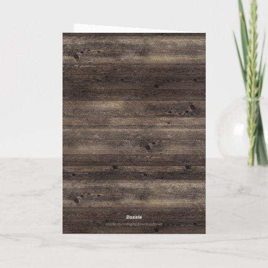 Rustieke Zonnebloemen Dochter 60ste Verjaardag Kaart (Achterkant)