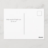 Rustieke Zonnebloemen en Citroenen Beterschap Briefkaart (Achterkant)