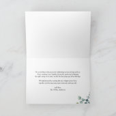 Rustieke Zonnebloemen en Pompoenen Herfst Bruiloft Bedankkaart (Binnen)