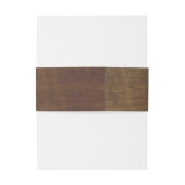 Rustieke Zonnebloemen Handschrift Kalligrafie Trou Uitnodigingen Wikkel (Achterkant Voorbeeld)