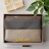 Rustieke zonnebloemen jute metselwerk pot decoupag tissuepapier (Geschenk)
