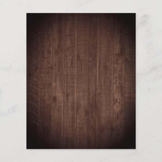 Rustieke Zonnebloemen Rozen Ik doe BBQ Verloving I (Achterkant)