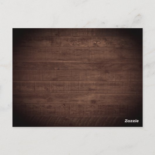 Rustieke Zonnebloemen Rozen Lichten Bruiloft Uitno Briefkaart (Achterkant)