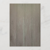 Rustieke Zonnebloemen Trouwinformatie Gast Kaart (Achterkant)