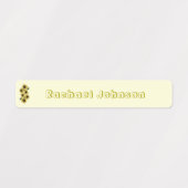 Rustieke Zonnebloemen Vaatwasser Veilige etiketten Labels (Design 1)