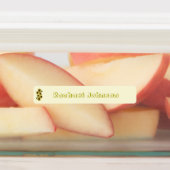 Rustieke Zonnebloemen Vaatwasser Veilige etiketten Labels (Aangebracht)