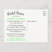 Rustieke Zonnebloemen Vrijgezellenfeest Gele Bloem Uitnodiging Briefkaart (Achterkant)