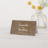 Rustieke Zonnebloemen Waterverf Bruiloft Plaatskaartje (Achterkant)