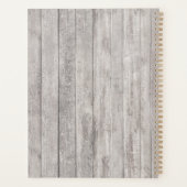 Rustieke Zuidelijke Aquarel Katoen & Botanisch Planner (Achterkant)