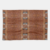 Rustieke Zuidwest boerderij Cowboy Western Land Theedoek (Horizontaal)