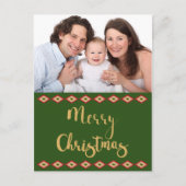 Rustieke Zuidwest Kerstmis Custom Vakantie Foto Feestdagenkaart (Voorkant)