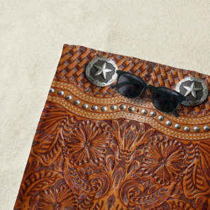 Rustieke Zuidwest Westerne Country Pattern Cowgirl Strandlaken