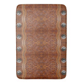 Rustieke Zuidwesten Cowboy Westerne Country Patter Badmat (Voorkant Verticaal)