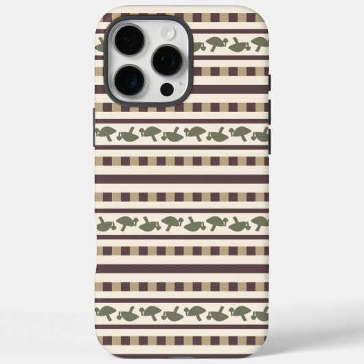Rustieke Zwamstreeppatroon Case-Mate iPhone Case (Achterkant)