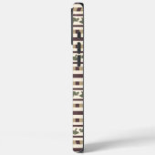 Rustieke Zwamstreeppatroon Case-Mate iPhone Case (Achterkant / Links)