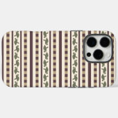 Rustieke Zwamstreeppatroon Case-Mate iPhone Case (Achterkant (horizontaal))