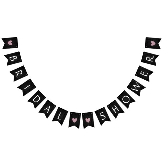 Rustieke Zwart Houten Vrijgezellenfeest Decor Bann Vlaggetjes (Alle)