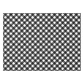 Rustieke zwart-wit buffelplaid tafelkleed (Voorkant (Horizontaal))
