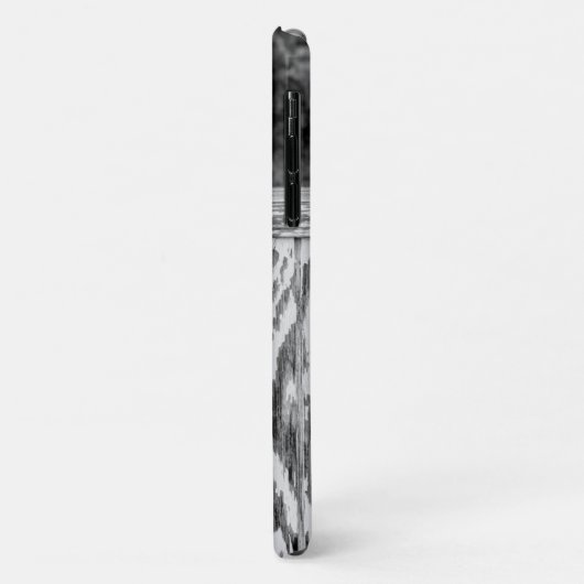 Rustieke zwart-wit foto beste papa ooit Initiaal Case-Mate iPhone Case (Achterkant/links)