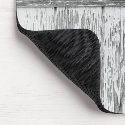 Rustieke zwart-wit foto beste papa ooit Initiaal Muismat (Hoek)