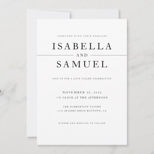 Rustieke zwart-wit overlay foto bruiloft kaart (Achterkant)