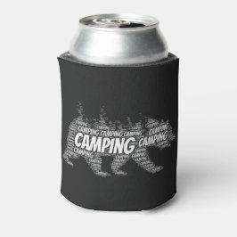 Rustieke zwarte Beren in de Bossen Blikjeskoeler