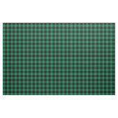 Rustieke zwarte groene buffel plaid stof (Yard (91,4 cm))