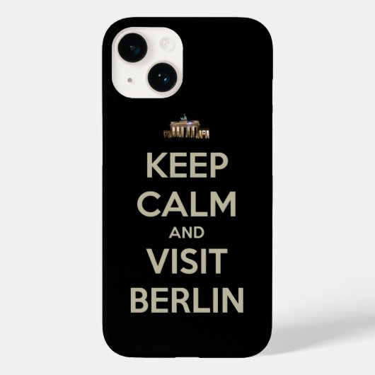 rustig aan berlijn Case-Mate iPhone case (Achterkant)