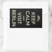 rustig aan berlijn rechthoekige sticker (Tas)