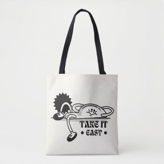 Rustig aan canvas tassen (Voorkant)