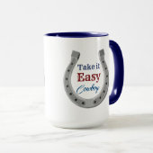 Rustig aan Cowboy Mok (Voorkant rechts)