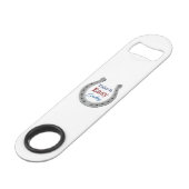 Rustig aan Cowboy Speed Flessenopener (Achterkant Gekanteld)