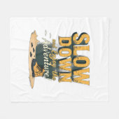 Rustig aan en geniet van het avontuur! – Gezellig Fleece Deken (Voorkant (Horizontaal))