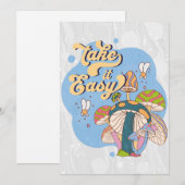 Rustig aan - Hippie Life Feestdagenkaart (Voorkant / Achterkant)