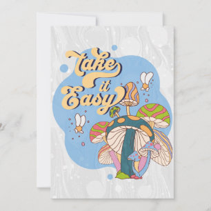 Rustig aan - Hippie Life Feestdagenkaart