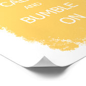 Rustig aan, hommel aan. poster (Hoek)