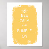 Rustig aan, hommel aan. poster (Voorkant)