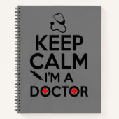 Rustig aan, ik ben dokter notitieboek (Voorkant)