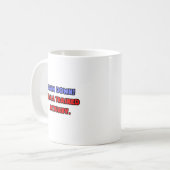 Rustig aan.. Ik ben een opgeleide actuaris Koffiemok (Voorkant links)